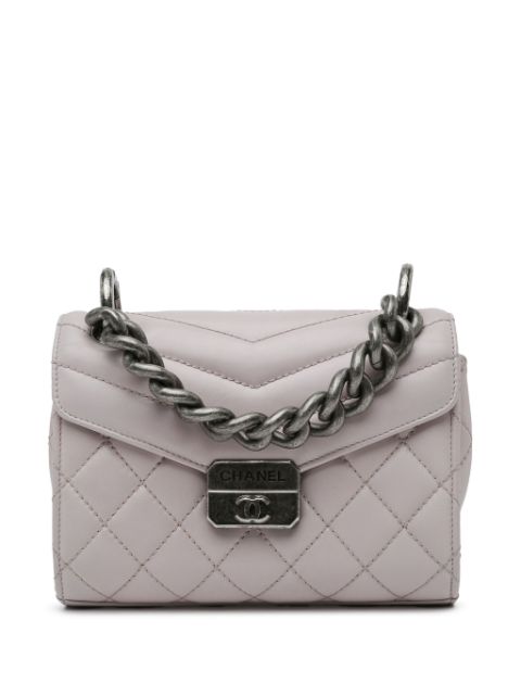 CHANEL 2016-2017 Mini Mad About Quilting Flap Bag satchel Women