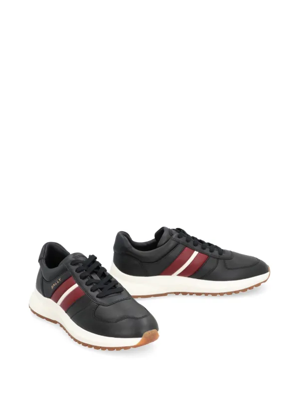 【関税&送料込】Bally Black Leather Darsyl Sneakers Bally Black Leather Darsyl Sneakers | italist