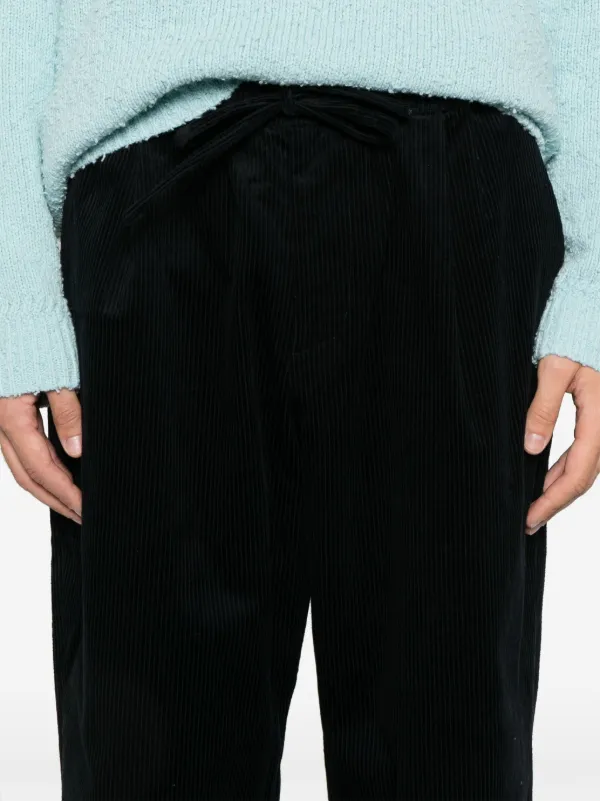 Coltesse Corduroy Trousers | Black | FARFETCH IN