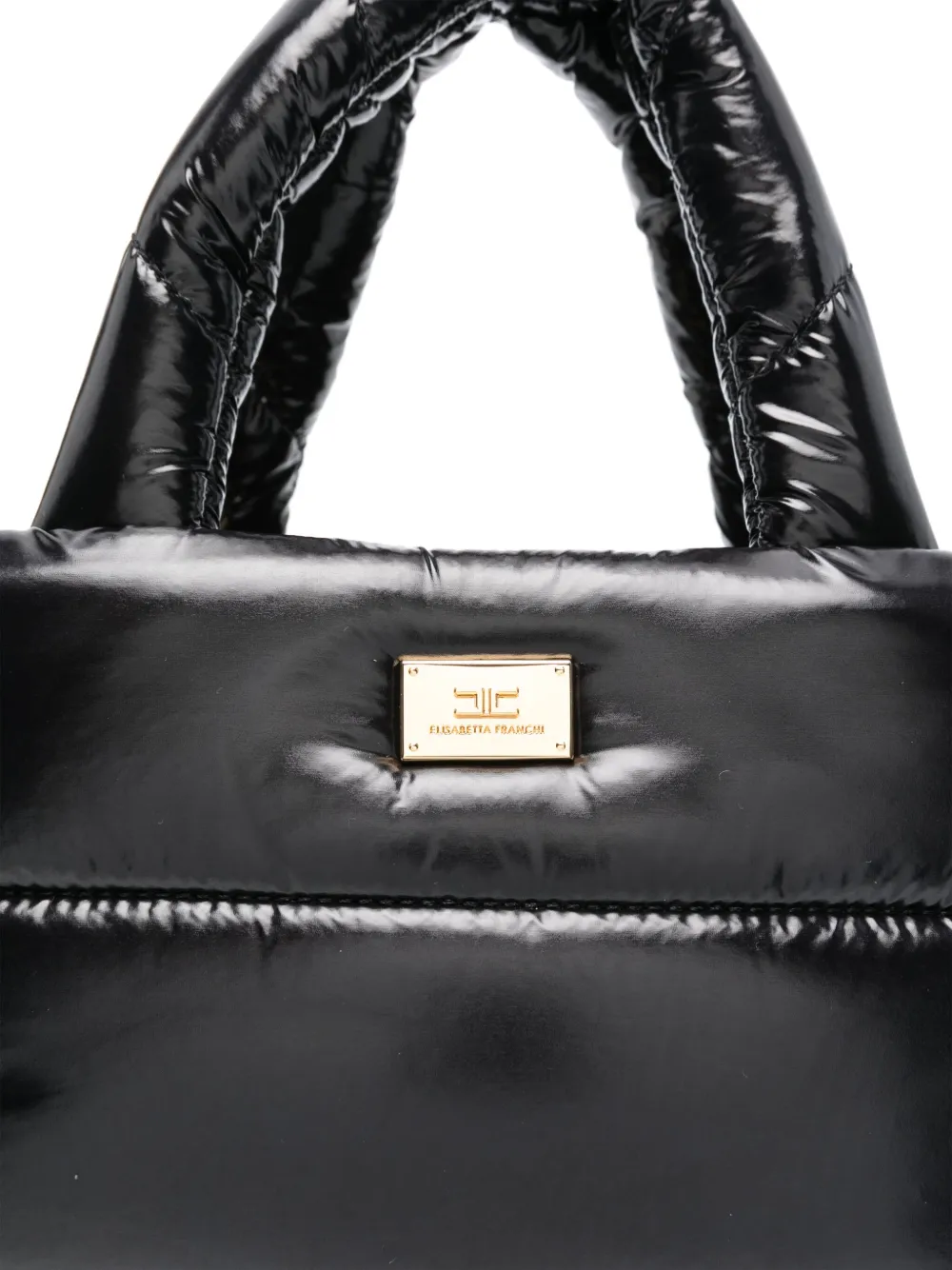 Elisabetta Franchi La Mia Bambina Gewatteerde tas Zwart