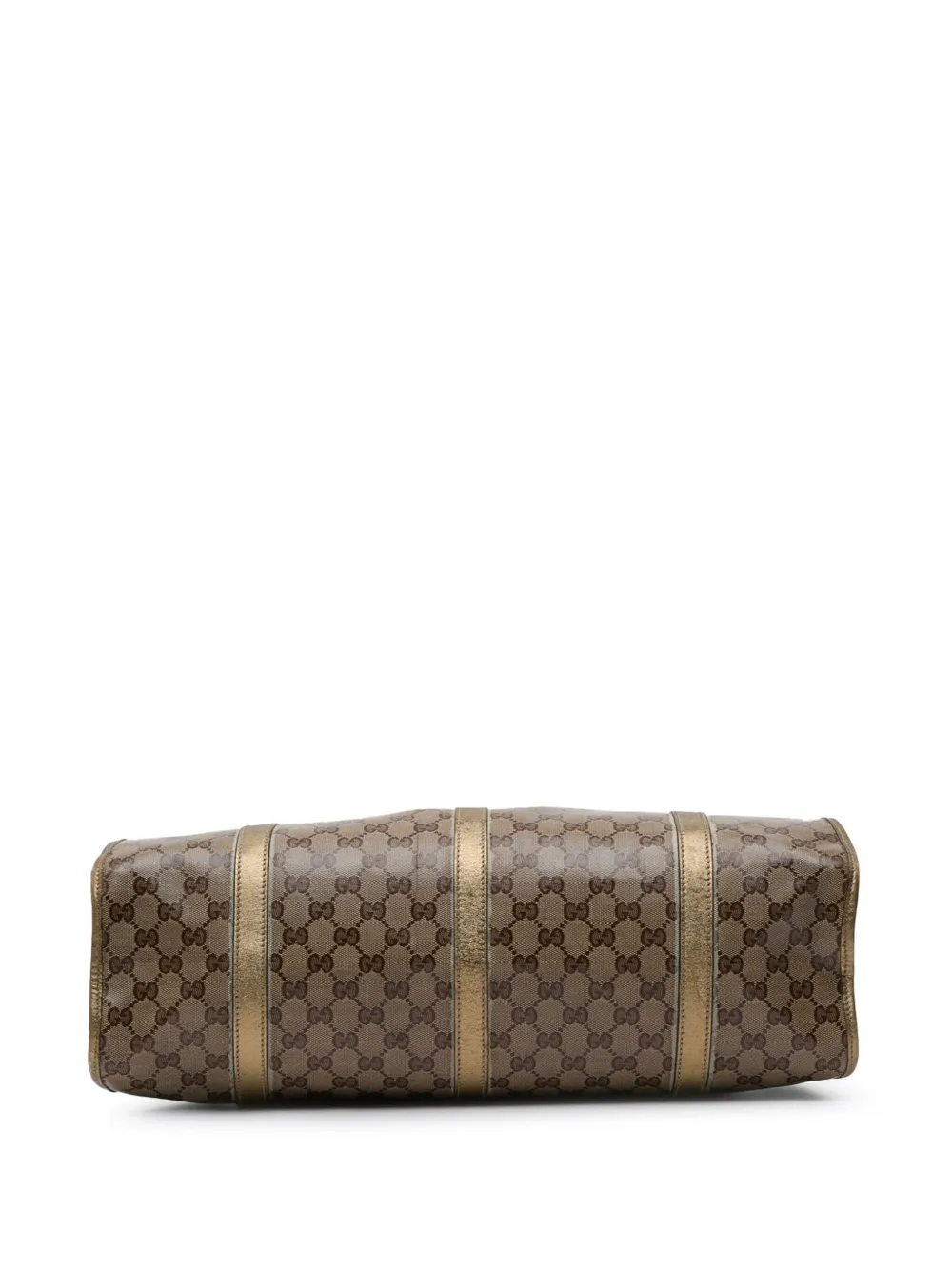 Gucci Pre-Owned 2000-2015 Large GG Crystal Joy Bardot shoulder bag - Bruin