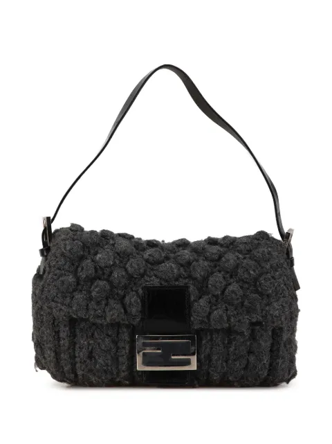 Vintage 2000s Fendi Wool Crossbody Bag