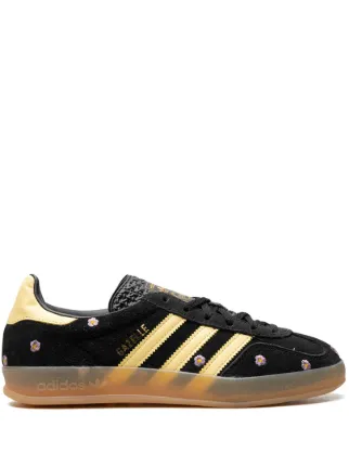 Adidas Gazelle Indoor “Core Black/Almost Yellow/Floral