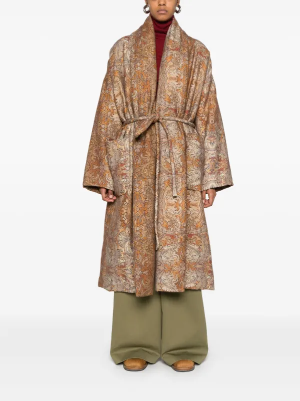 Uma Wang Chidi Coat | Neutrals | FARFETCH