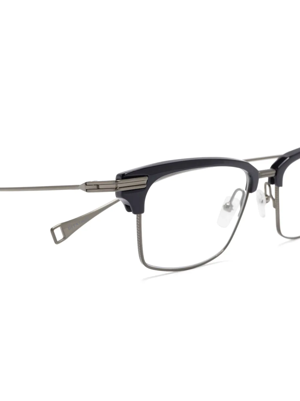 Dita Eyewear Panelled Glasses In Black