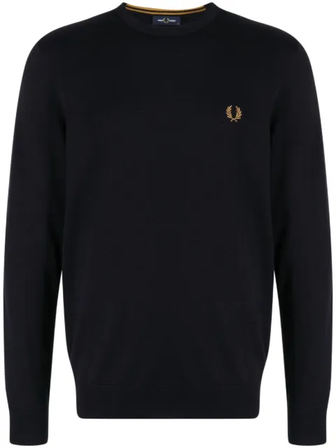 Fred Perry logo-embroidered sweater 
