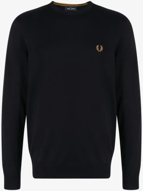 Fred Perry logo-embroidered sweater 