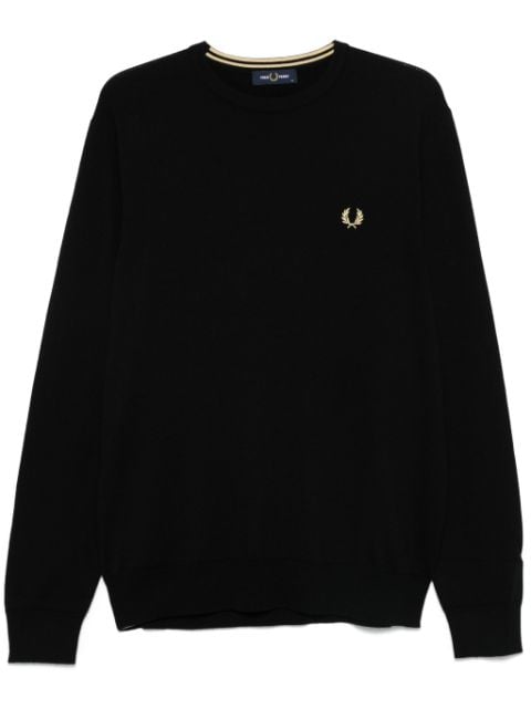 logo-embroidered sweater