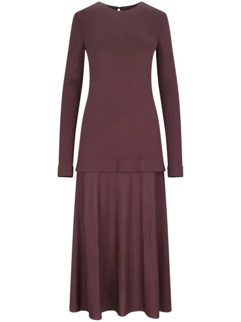 Jil Sander flared skirt dress 