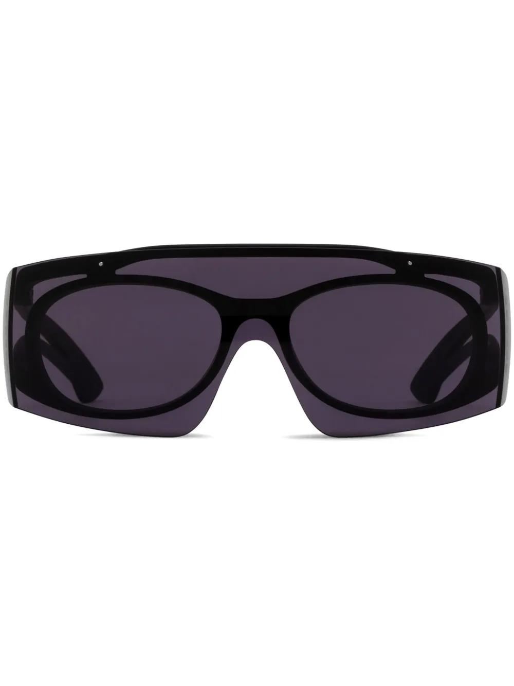 Alexander McQueen Eyewear Zonnebril met logoprint Zwart