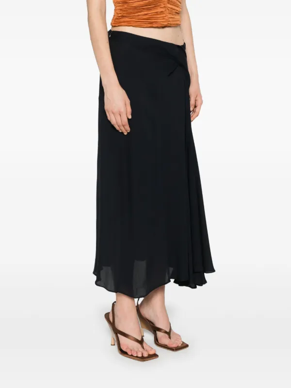 ワンピース CULT GAIA Women Mid Skirts DR2965JY2978 SIRENA BLACK Black Cult Gaia Sirena Dress in Black | REVOLVE