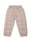 Tartine Et Chocolat plaid cotton trousers - Neutrals