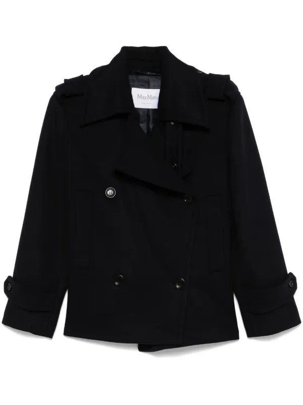 Max Mara Laveno Peacot Blue FARFETCH