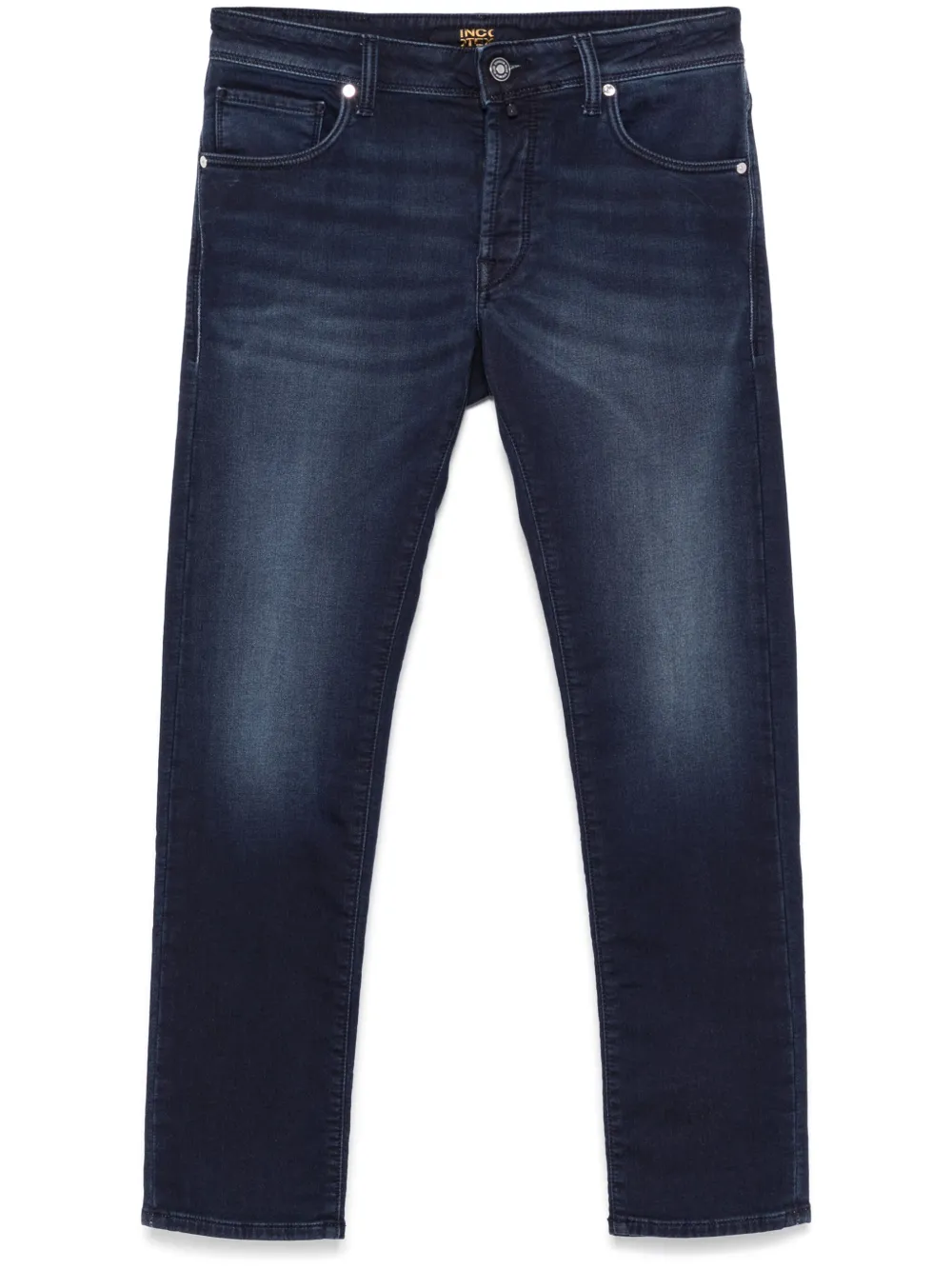 slim-cut jeans