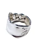 Martine Ali cable-link ring - Silver