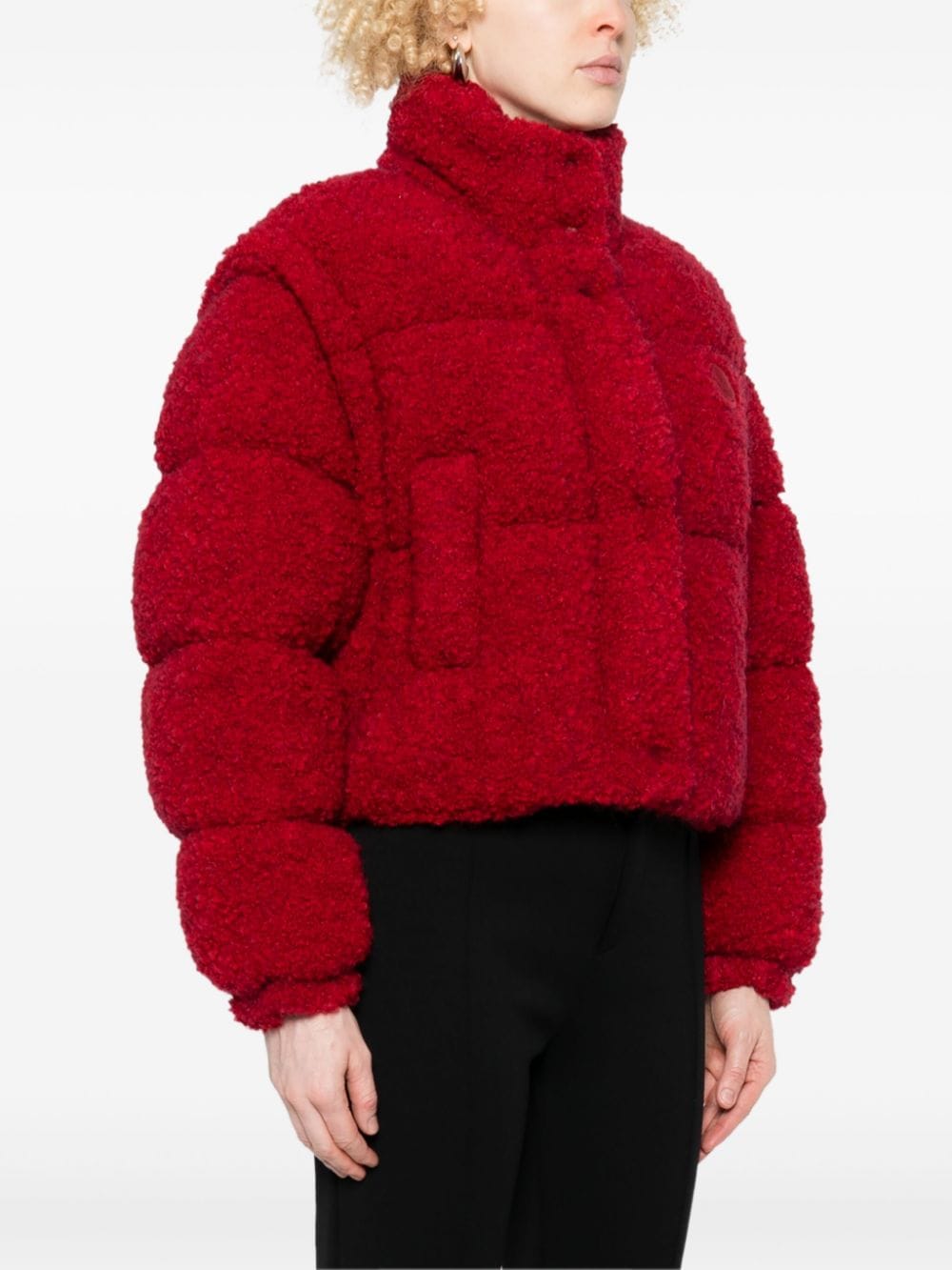 Shop Moncler Cytinelle Puffer Jacket In 红色