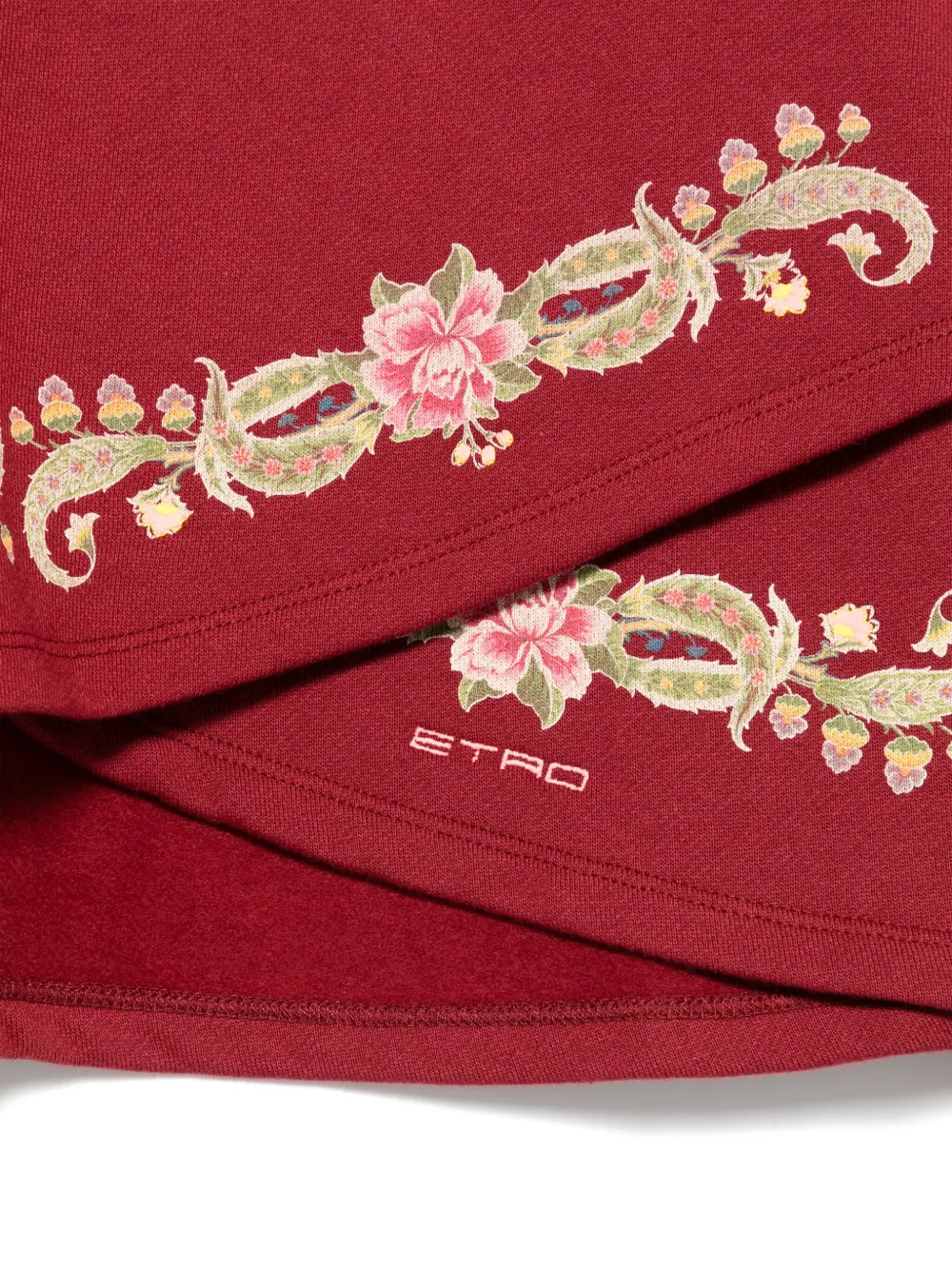 ETRO KIDS Sweater met bloemenprint Rood