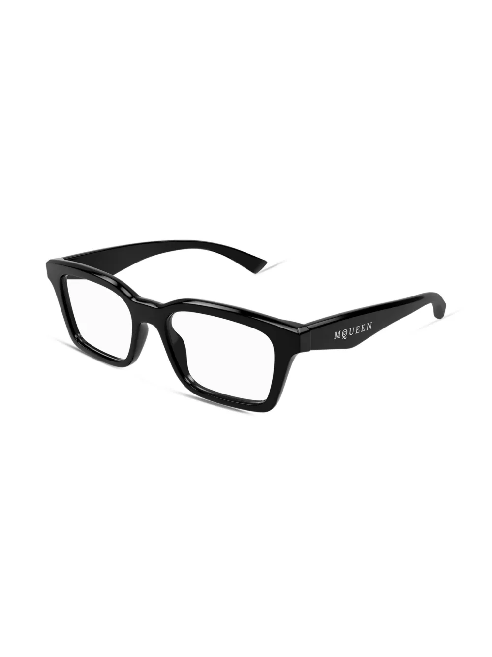 Alexander McQueen Eyewear Bril met vierkant montuur Zwart