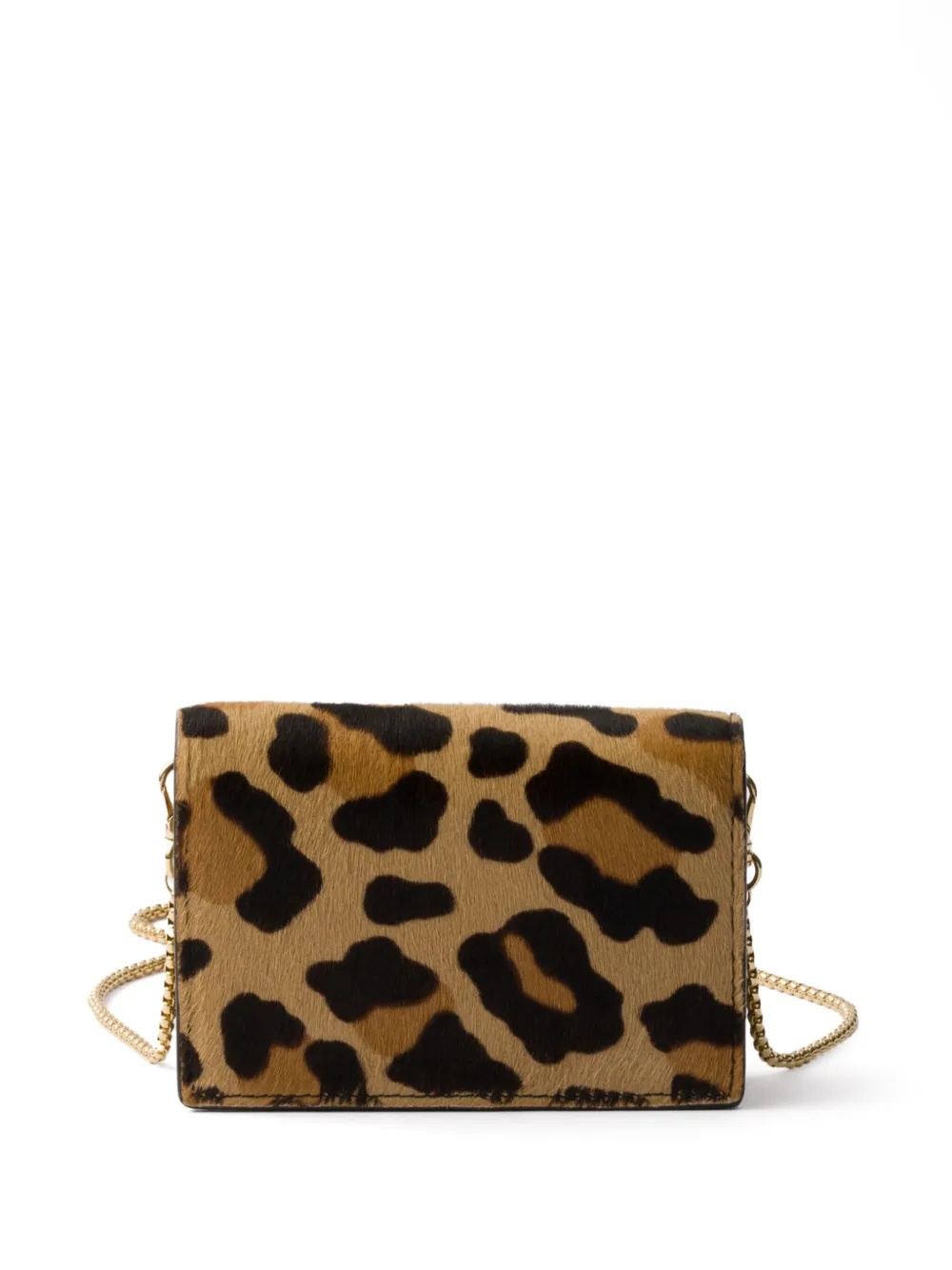 Prada Leren pasjeshouder - Bruin