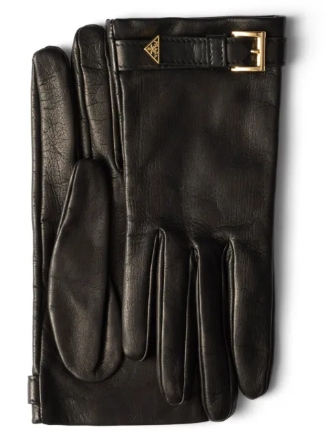 Prada leather gloves