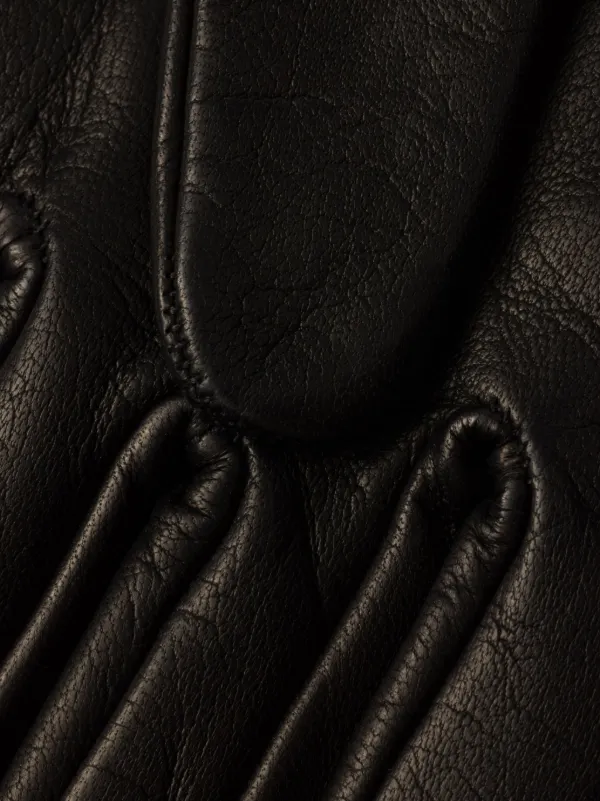Prada レザーグローブ | ブラック | FARFETCH JP