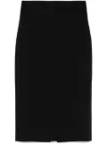 Blanca Vita twill midi skirt - Black