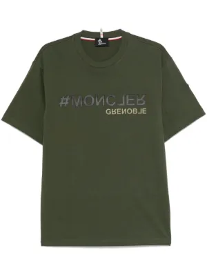 高品質の【Moncler Grenoble】ロゴグラフィック Tシャツ 24SS Moncler Grenoble logo-print T-shirt | Black | FARFETCH