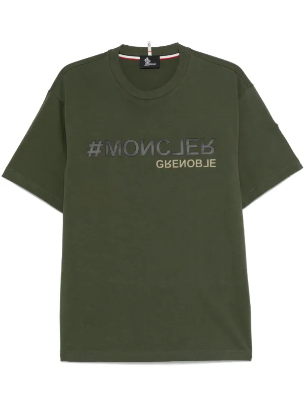 【送料&関税込】Moncler Grenoble Logo T-shirt Moncler Grenoble logo-print T-shirt | Black | FARFETCH