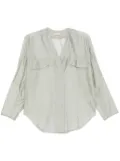 Blanca Vita V-neck blouse - Green