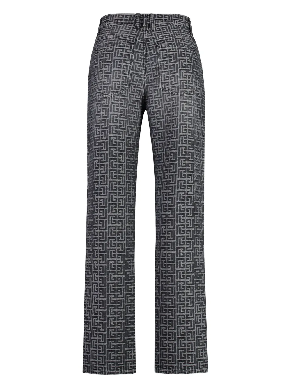 Balmain Jeans met monogram - Blauw