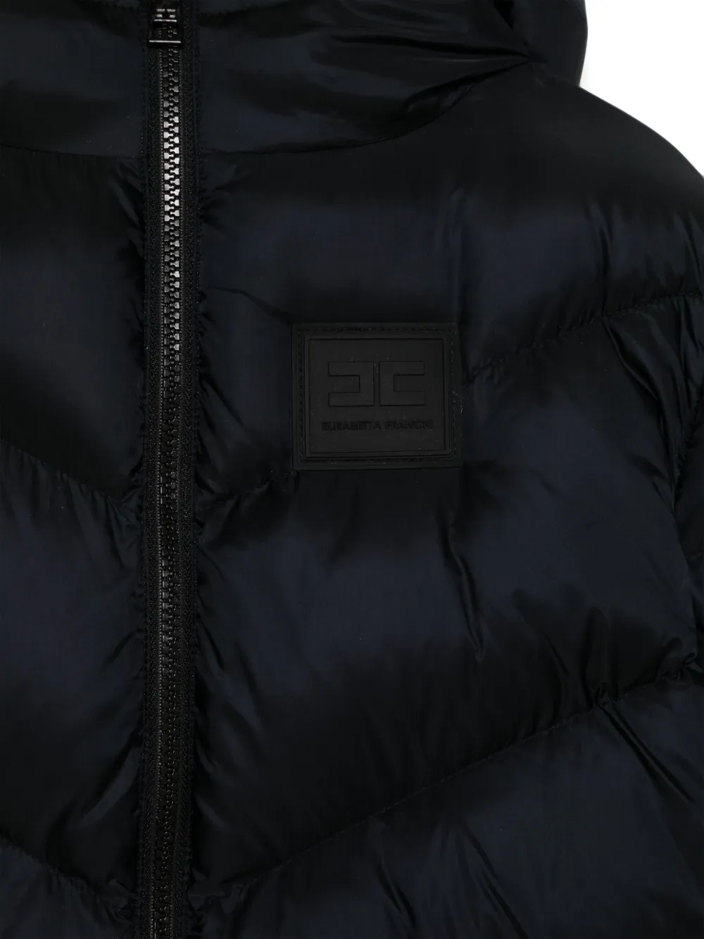 Elisabetta Franchi La Mia Bambina Jack met logopatch Zwart