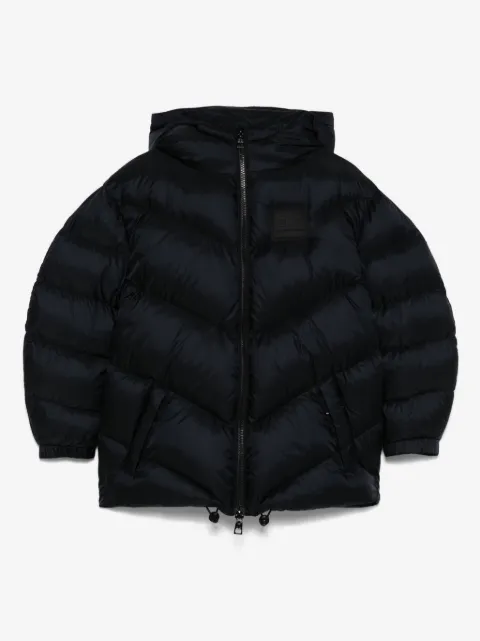 Elisabetta Franchi La Mia Bambina logo-patch jacket