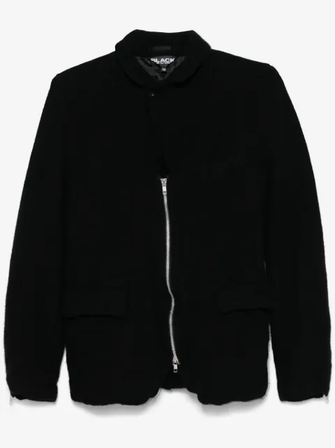 Black Comme Des Garçons felted blazer