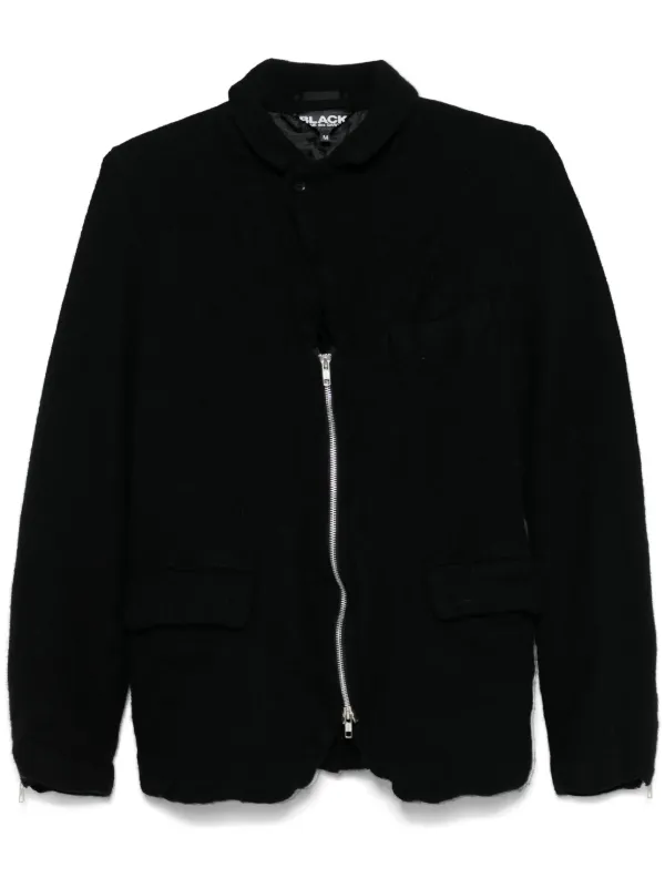 BLACK COMME des GARÇONS ブラックジャケット Black Comme Des Garçons フェルト ジャケット | ブラック