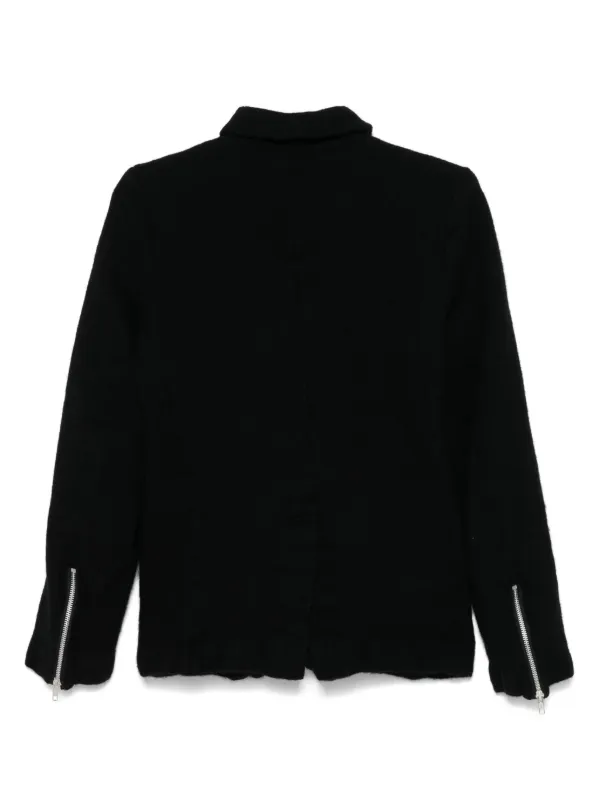 BLACK COMME des GARÇONS ブラックジャケット Black Comme Des Garçons シングルジャケット | ブラック