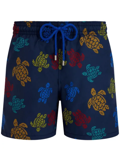 Vilebrequin x Falke Ronde des Tortues swim shorts