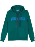 Vilebrequin Cotton Full Zip Hoodie Sweatshirt Stitched Logo - Green