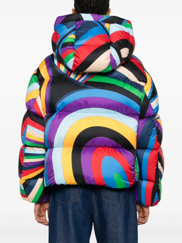 PUCCI Iride-print Puffer Jacket | Green | FARFETCH