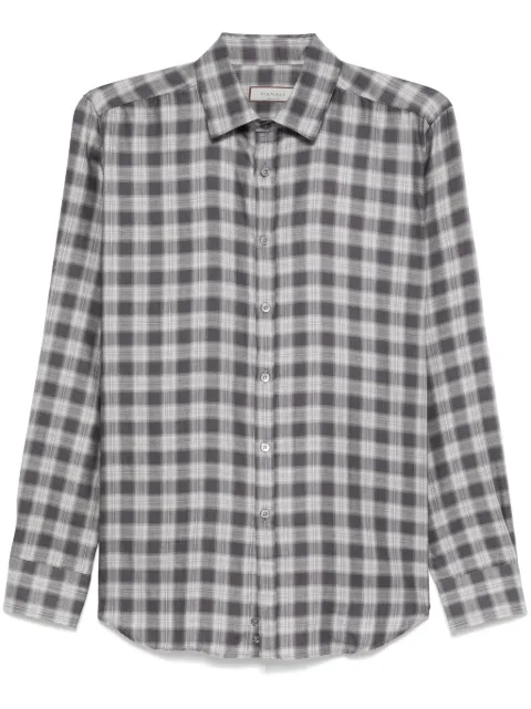 Canali checked shirt