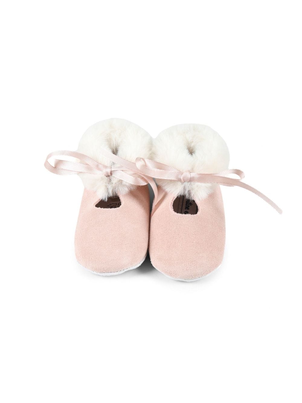 Tartine Et Chocolat suede ballerina shoes Pink