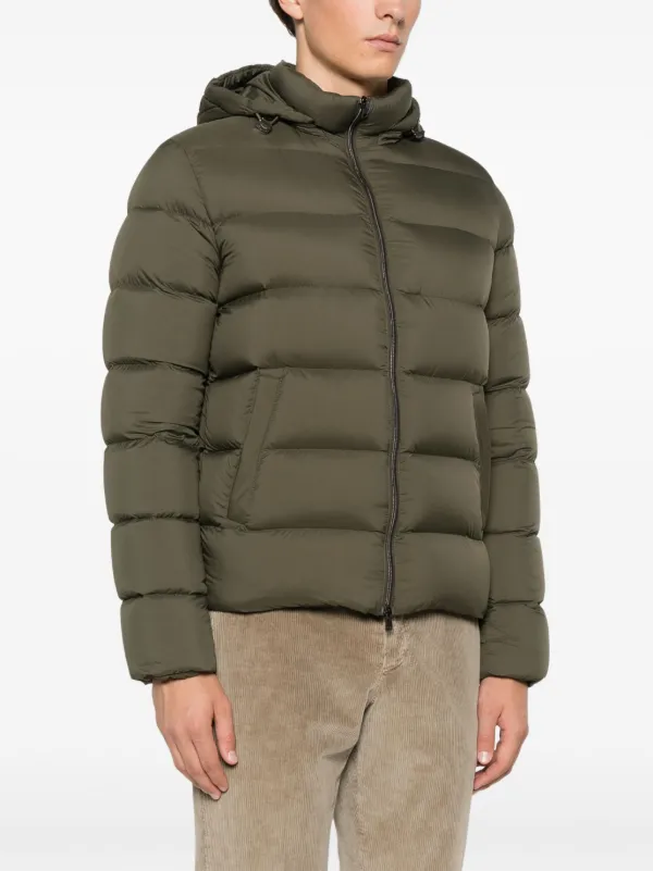 Herno フーデッド ジャケット | グリーン | FARFETCH JP