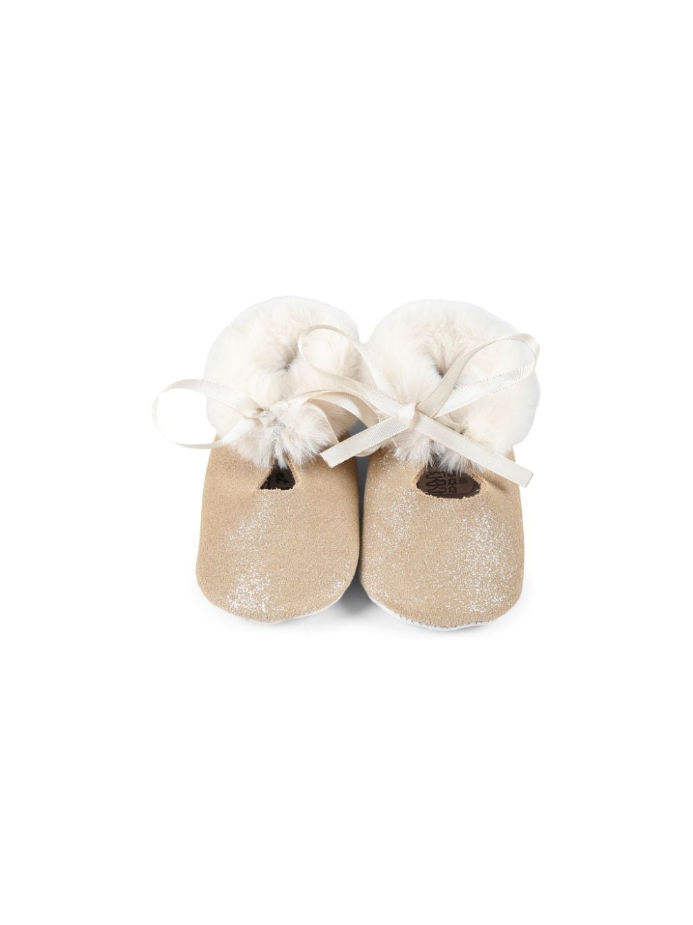 Tartine Et Chocolat glitter ballerina shoes Gold