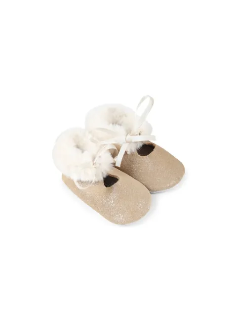 Tartine Et Chocolat glitter ballerina shoes