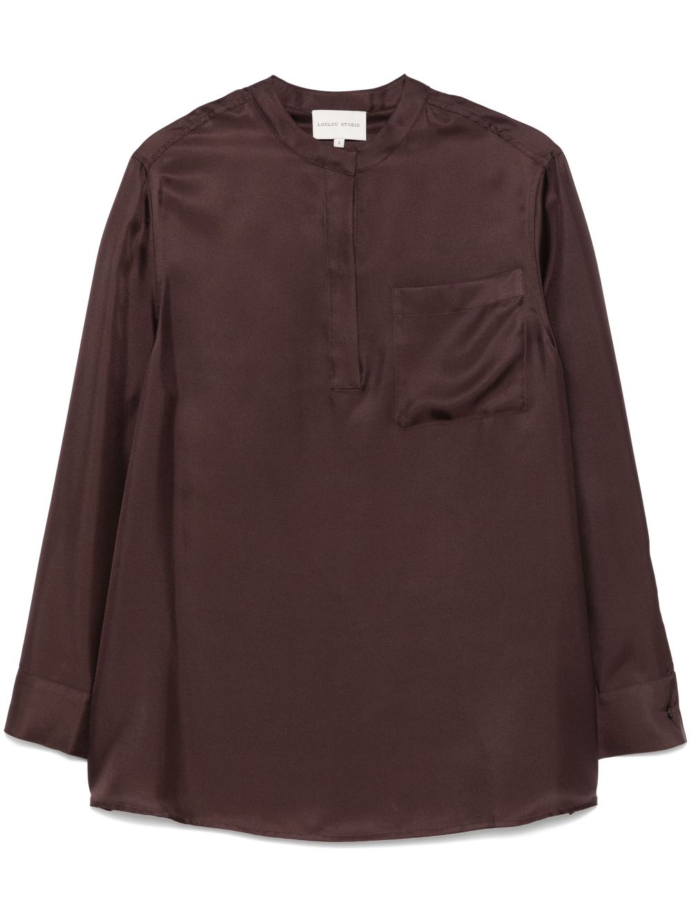 Loulou Studio Eden shirt - Brown