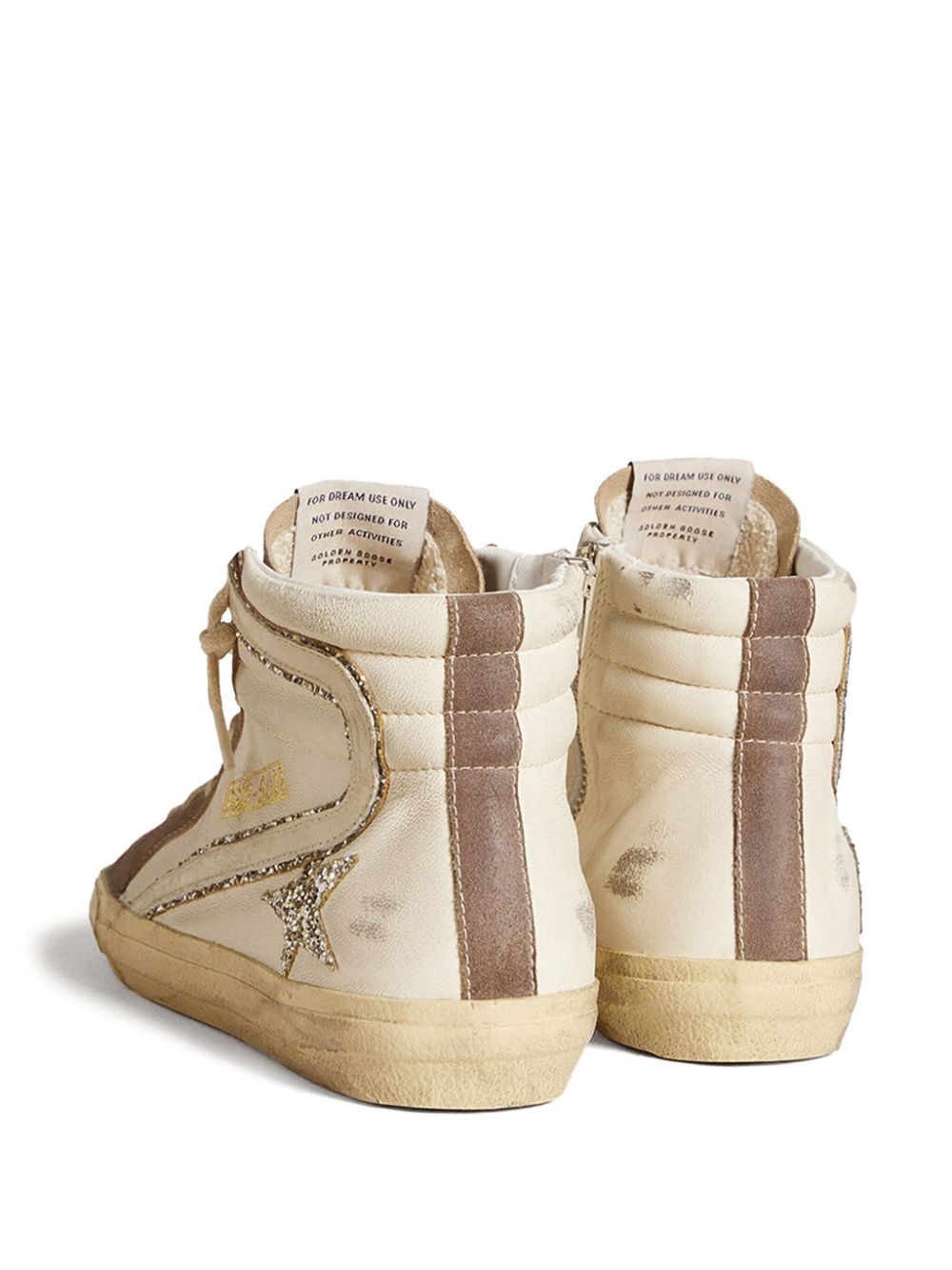 Golden Goose Ball Star high-top sneakers Wit