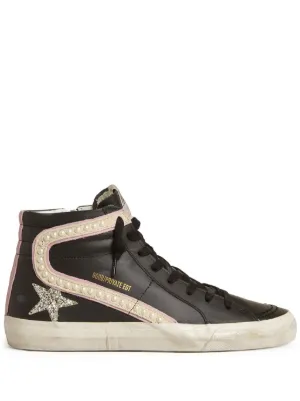 GROUNDS Moopie Weather Chrome Sneakers | Black | FARFETCH