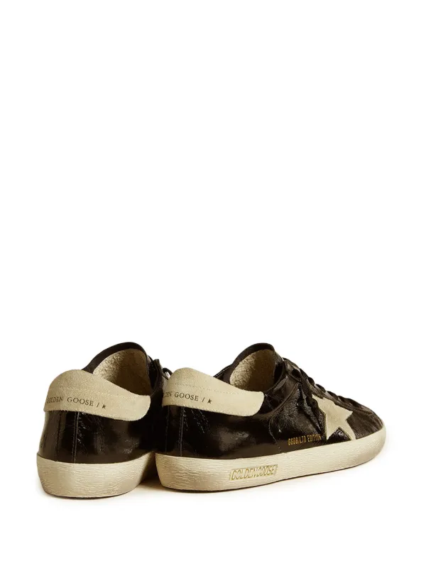 【関税込み】Golden Goose★スーパースタースニーカー GMF00101F Golden Goose Super Star Sneakers | Black | FARFETCH