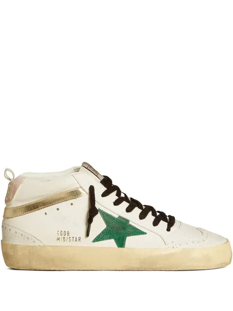 Golden Goose 미드 스타 스니커즈