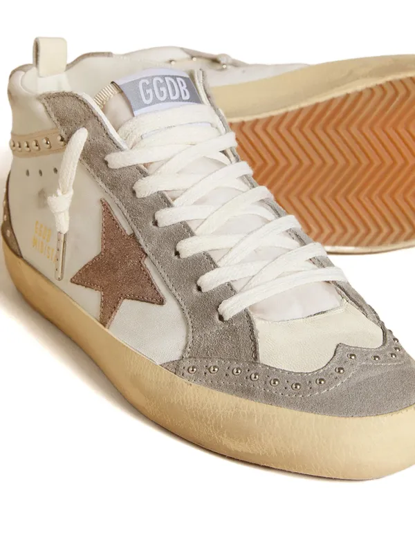 【送料&関税込】Golden  Star Mid-top Sneakers Golden Goose Mid Star Sneakers | Neutrals | FARFETCH