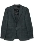 Canali Prince of Wales-pattern blazer - Blue